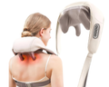 Neck and back massager for cervical pain relief.