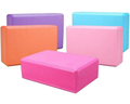 High-Density Foam Yoga Block for Stretching, Balance & Workout, Non-Slip Exercise Support Brick Multicolor (Pack of 2)