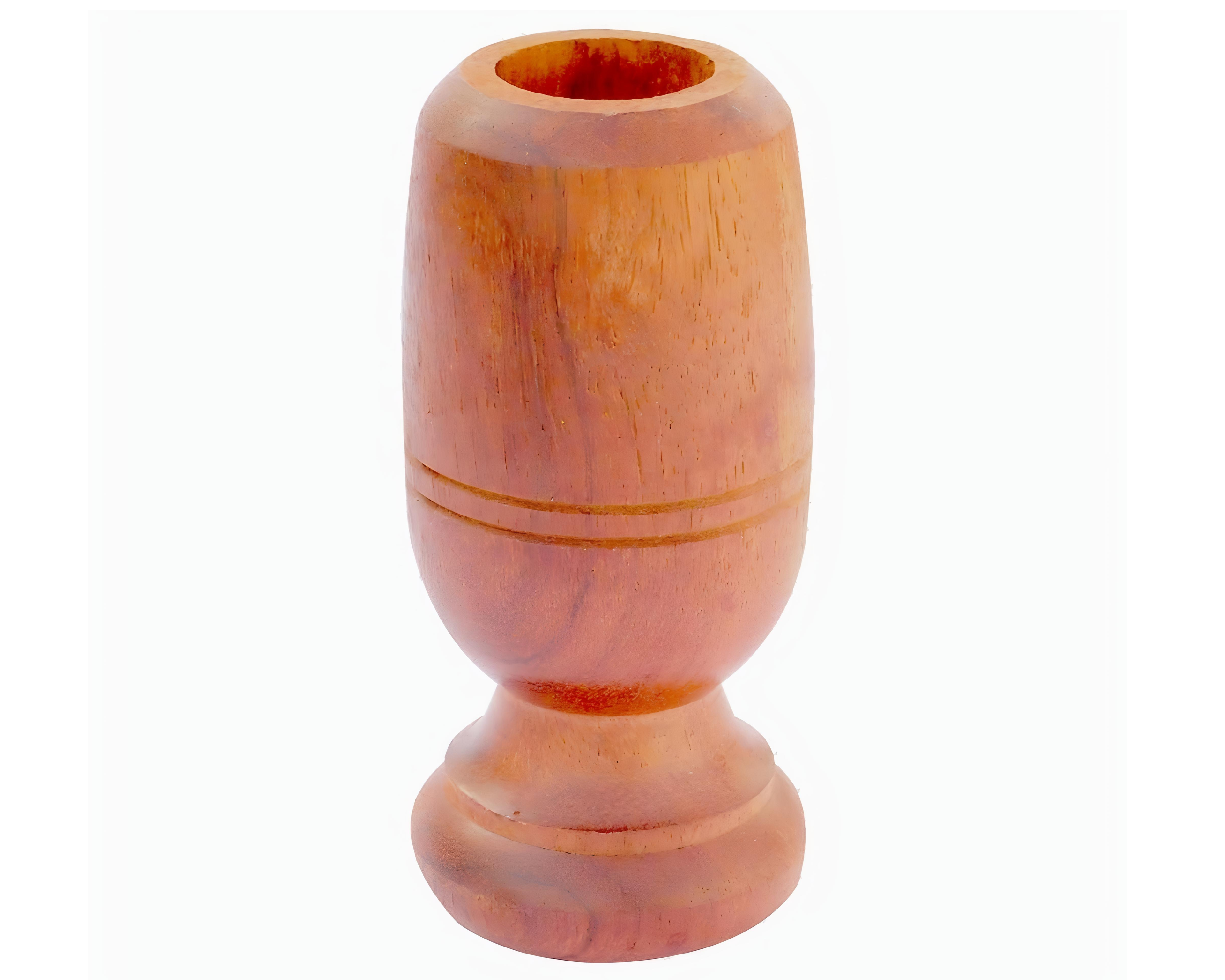 Diabetes Control Vijaysar Wooden Tumbler Glass for Drinking Water & Ayurvedic Glass for Diabetes Management and Blood Sugar Control (Singel Piece)
