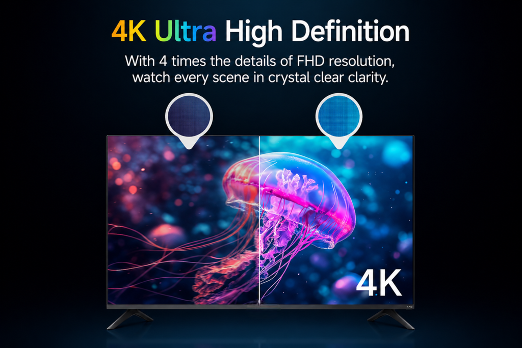 VASAP165 cm (65 inches) V Pro Series 4K Ultra HD Smart QLED Google TV.