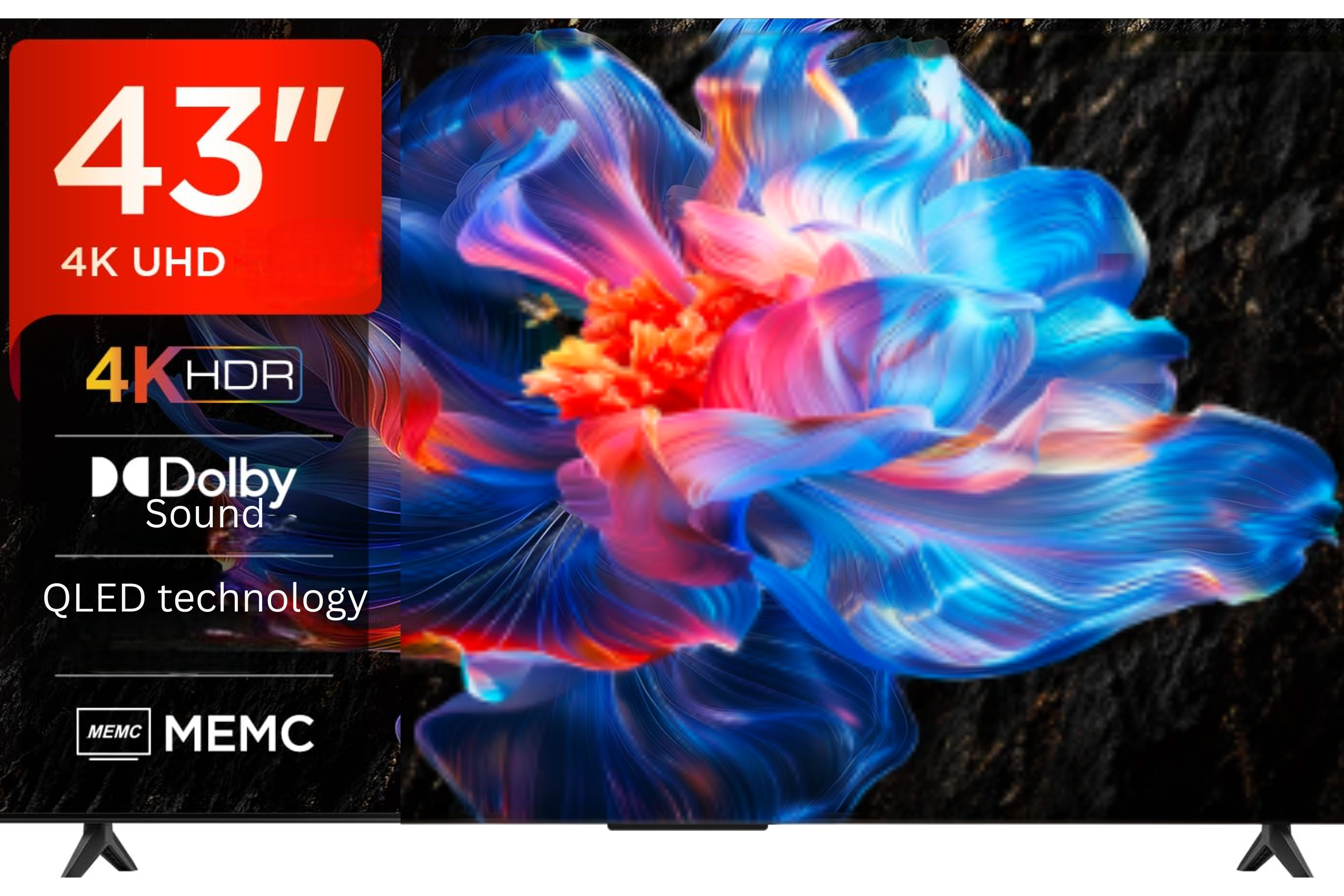 VASAP 108 cm (43 inches) Frameless V Series Full HD Smart Android LED TV.