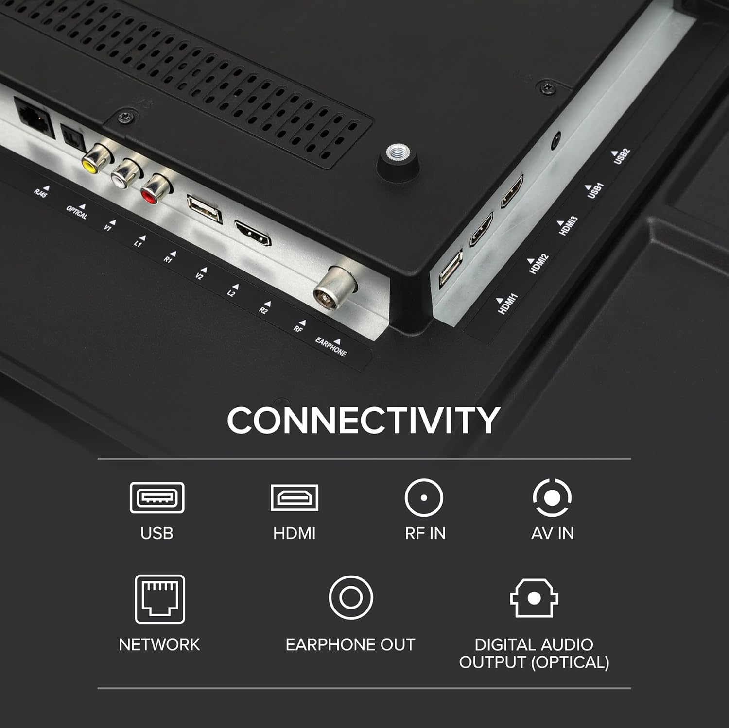 VASAP 108 cm (43 inches) Frameless 4K Ultra HD Smart  Google TV.