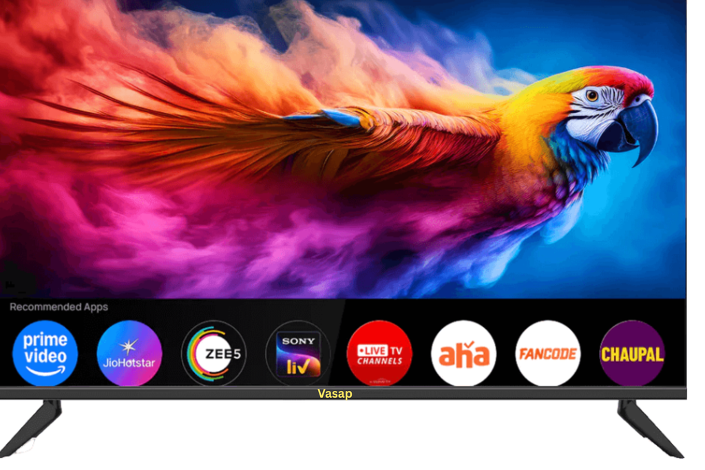 VASAP 126 cm (50 inches) Bezel-Less V pro Series 4K Ultra HD Smart LED Google TV. 