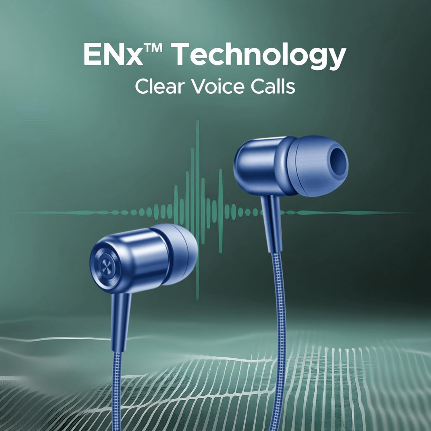 Bluetooth Wireless Neckband Earphones with 72H Playtime, Dual Pairing & Fast Charging