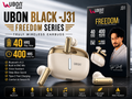 UBON J31 Freedom Series Truly Wireless Earbuds | 40Hrs Playtime | Bluetooth v5.3 TWS Earbuds | ENC Noise Free Calling | Voice Assistant | Deep Bass Sound | Type-C Fast Charging | IPX4 Water Resistant Earbuds for All Smartphones