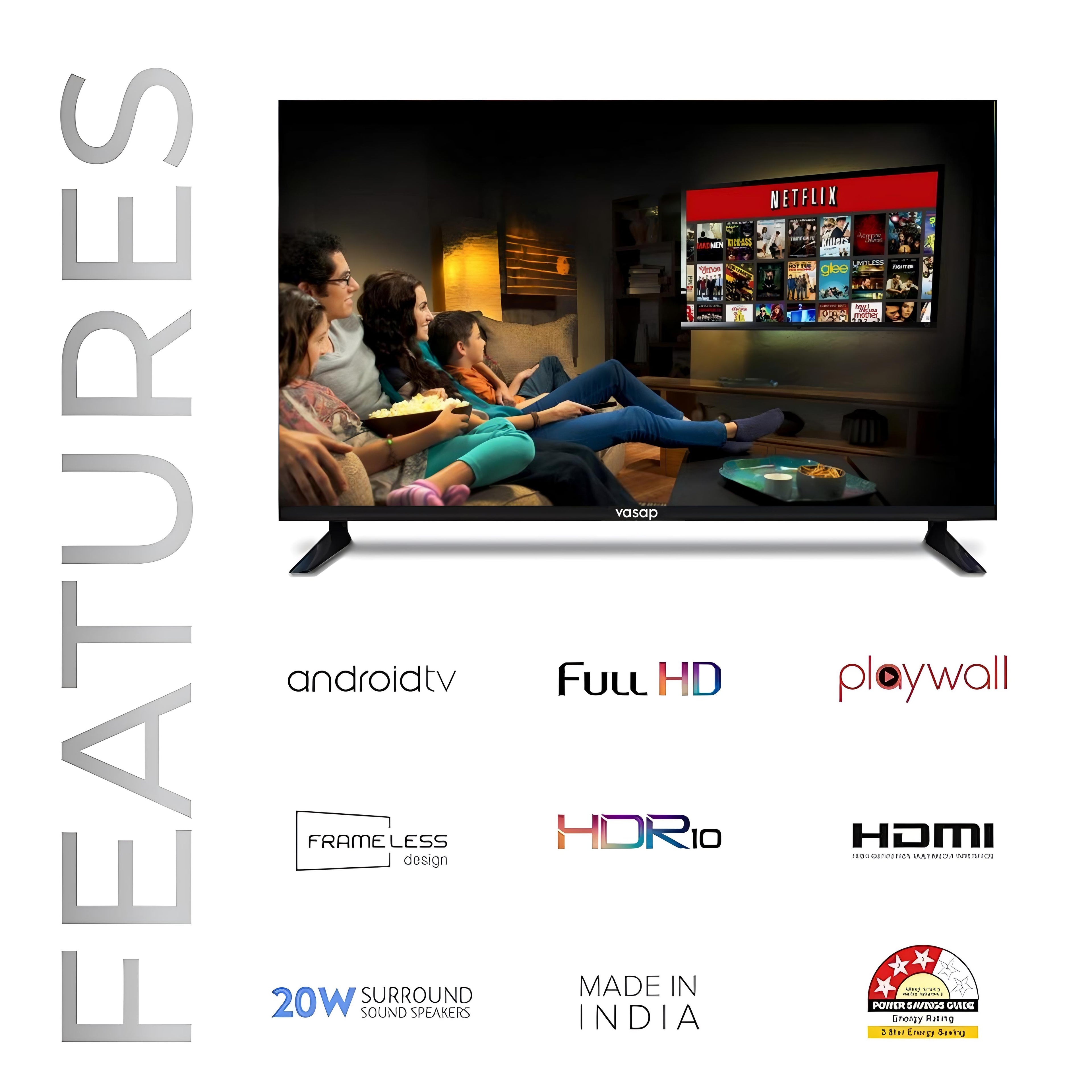 VASAP165 cm (65 inches) V Pro Series 4K Ultra HD Smart QLED Google TV.