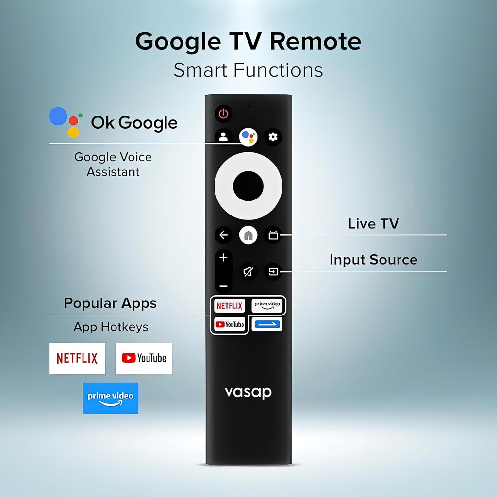 VASAP165 cm (65 inches) V Pro Series 4K Ultra HD Smart QLED Google TV.