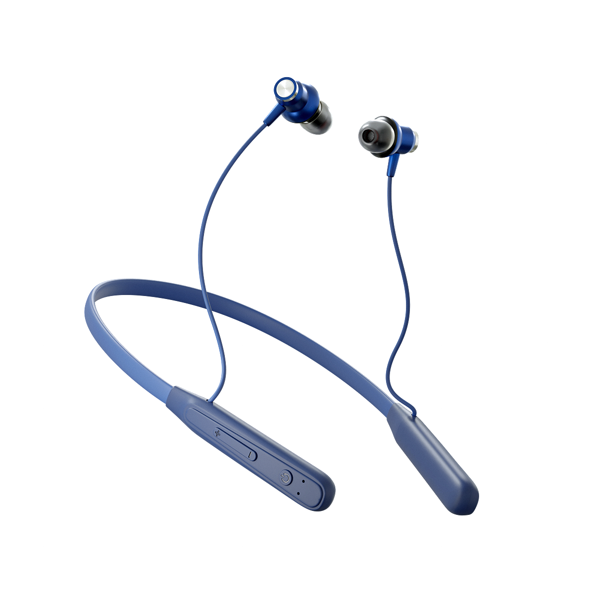 Bluetooth Wireless Neckband Earphones with 72H Playtime, Dual Pairing & Fast Charging