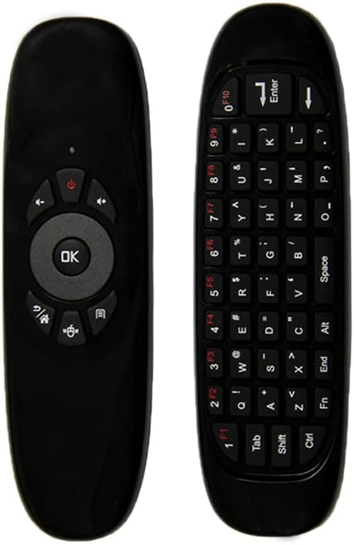 Air Mouse Remote with Mini Wireless Keyboard, 2.4G USB Fly Mouse with Color Backlight & Motion Detection, Wireless Remote Control for Smart TV, Android TV Box, PC, Laptop, Projector & HTPC.